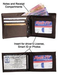 Fino SK-CH103 Microfibre Bi-Fold Card Holder Wallet