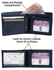 Fino SK-CH104 Microfibre Bi-Fold Card Holder Wallet