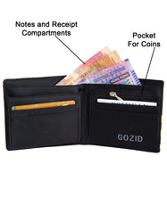 Fino SK-CH105 Microfibre Bi-Fold Card Holder Wallet
