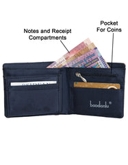 Fino SK-CH106 Microfibre Bi-Fold Card Holder Wallet