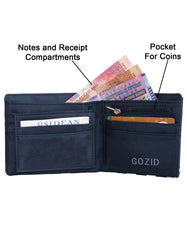 Fino SK-CH109 Microfibre Bi-Fold Card Holder Wallet