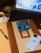 Fino SK-FZ19 Bifold Faux Leather Graffiti Wallet with SD Card Holder & Box