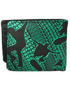 Fino SK-FZ19 Bifold Faux Leather Graffiti Wallet with SD Card Holder & Box