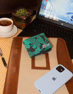 Fino SK-FZ19 Bifold Faux Leather Graffiti Wallet with SD Card Holder & Box