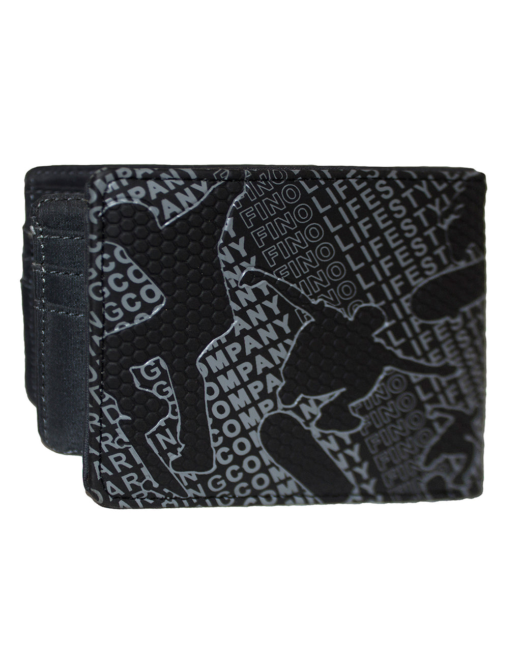 Fino SK-FZ19 Bifold Faux Leather Graffiti Wallet with SD Card Holder & Box