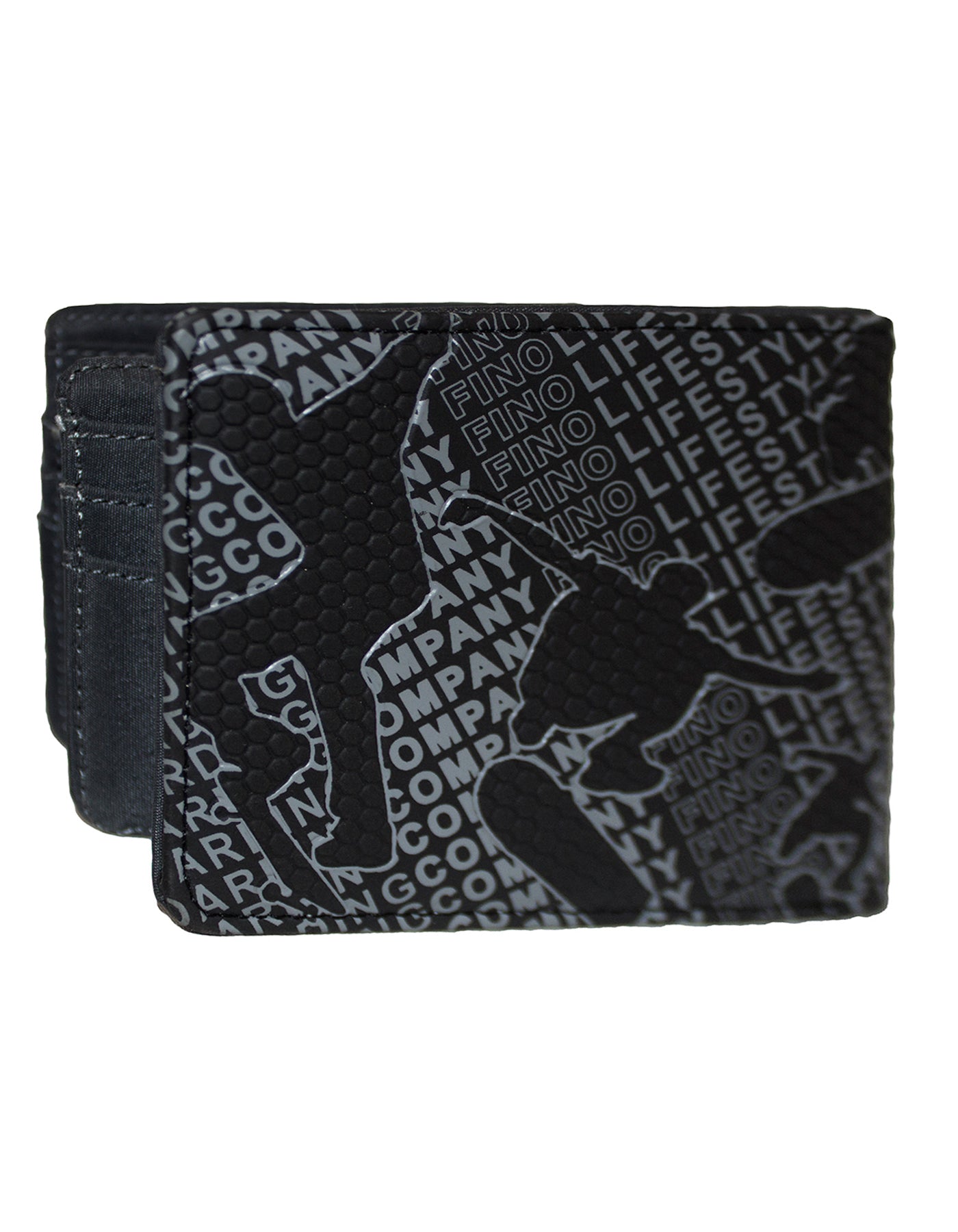 Fino SK-FZ19 Bifold Faux Leather Graffiti Wallet with SD Card Holder & Box