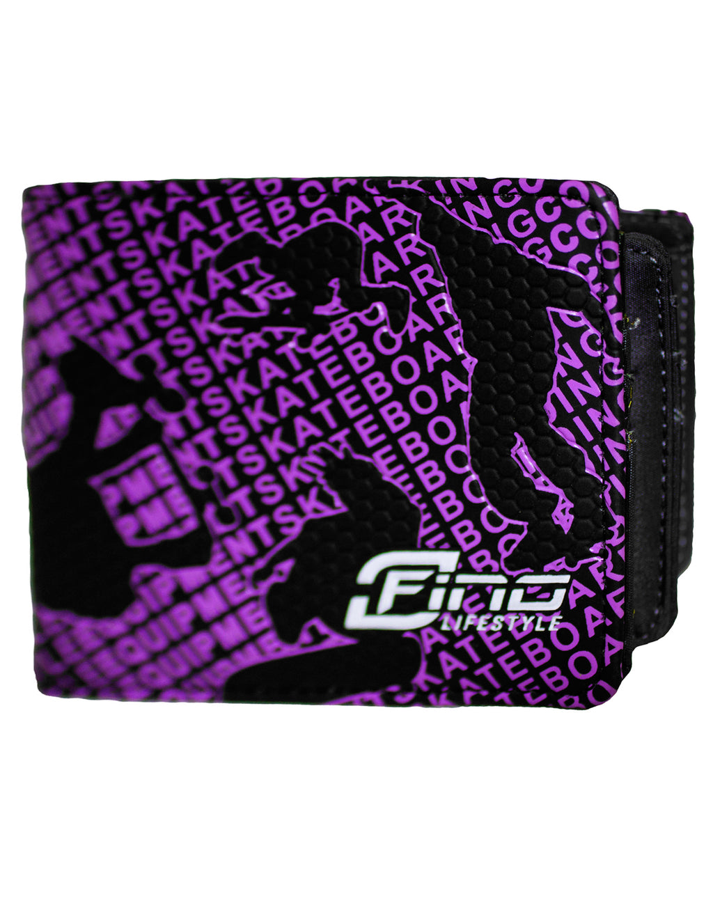 Fino SK-FZ19 Bifold Faux Leather Graffiti Wallet with SD Card Holder & Box
