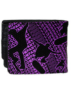Fino SK-FZ19 Bifold Faux Leather Graffiti Wallet with SD Card Holder & Box