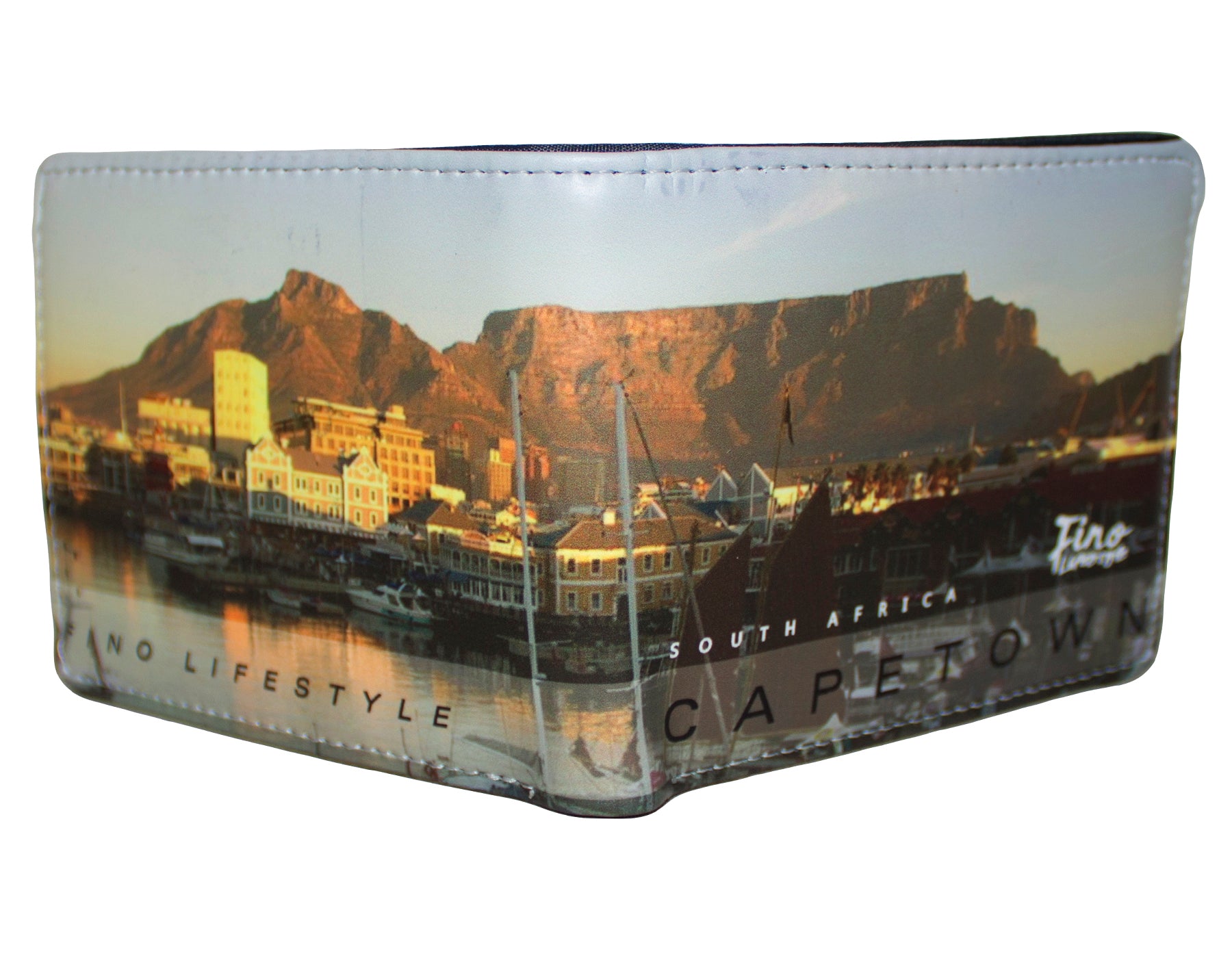 Fino SK-FZ21 Table Mountain Bi-fold Wallet with SD Card Holder & Box