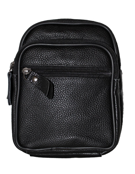 Fino SK-GT201 Unisex Mini Top Grain Genuine Leather Crossbody Bag