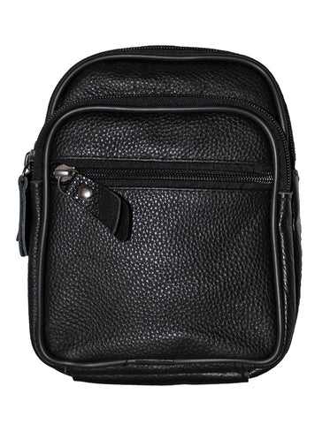 Fino SK-GT201 Unisex Mini Top Grain Genuine Leather Crossbody Bag