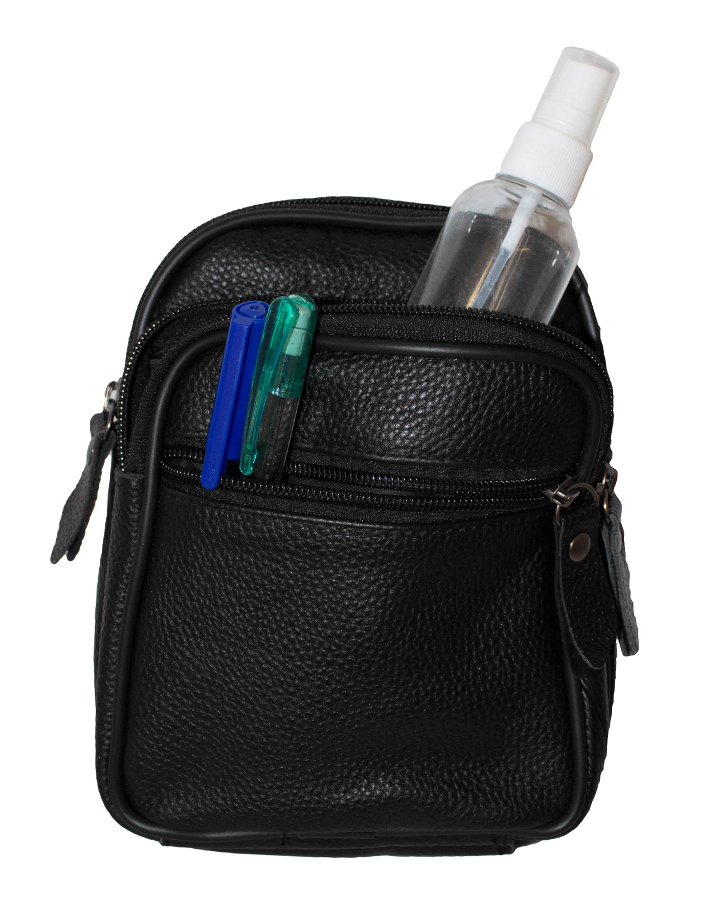Fino SK-GT201 Unisex Mini Top Grain Genuine Leather Crossbody Bag