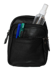 Fino SK-GT201 Unisex Mini Top Grain Genuine Leather Crossbody Bag