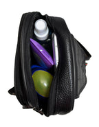 Fino SK-GT201 Unisex Mini Top Grain Genuine Leather Crossbody Bag