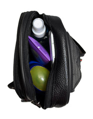 Fino SK-GT201 Unisex Mini Top Grain Genuine Leather Crossbody Bag