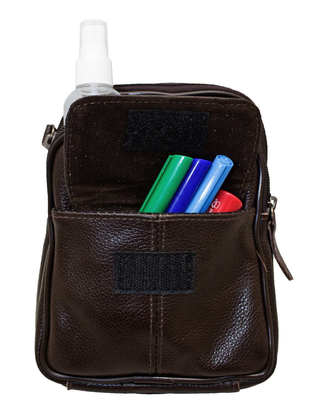 Fino SK-GT202 Unisex Mini Top Grain Genuine Leather Crossbody Bag
