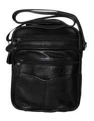 Fino SK-GT203 Unisex Top Grain Genuine Leather Sling/ Tablet Bag