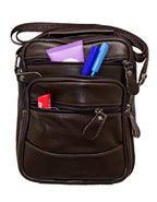 Fino SK-GT206 Unisex Top Grain Genuine Leather Crossbody Bag