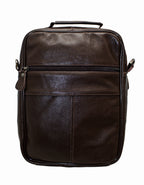 Fino SK-GT209 Unisex Top Grain Genuine Leather Sling/ Tablet Bag