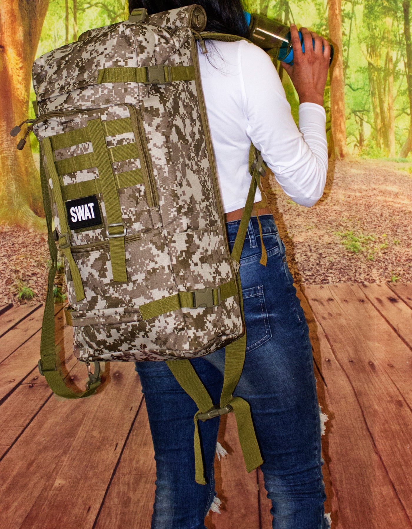 Fino SK-GT3W 18L Tactical Waterproof Military Hiking Backpack