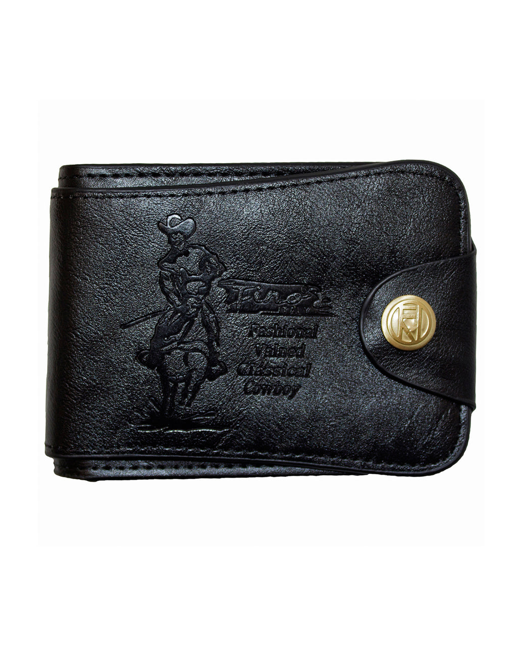 Fino SK-LS070 Faux Leather Cowboy Bifold Wallet