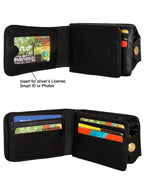 Fino SK-LS070 Faux Leather Cowboy Bifold Wallet