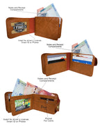 Fino SK-LS070 Faux Leather Cowboy Bifold Wallet