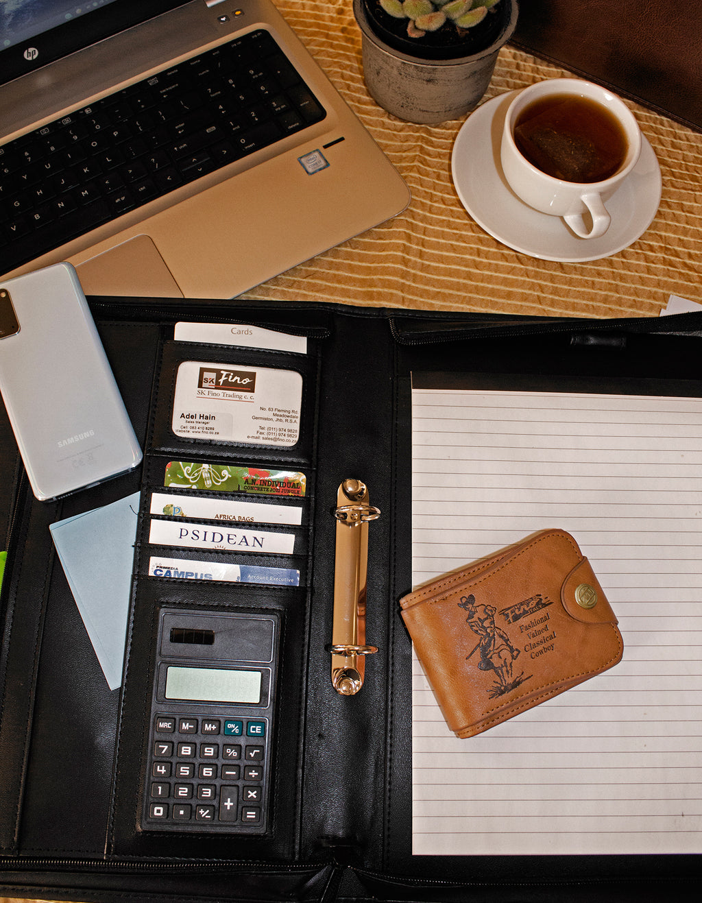 Fino SK-LS070 Faux Leather Cowboy Bifold Wallet