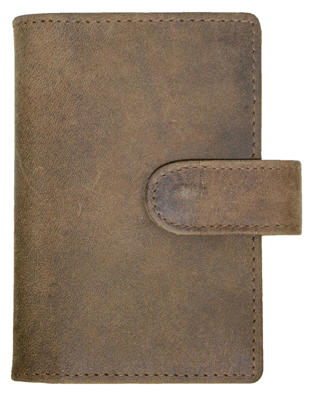 Fino SK-LV1313 Full Grain Genuine Leather Men's Compact Card Holder Wallet