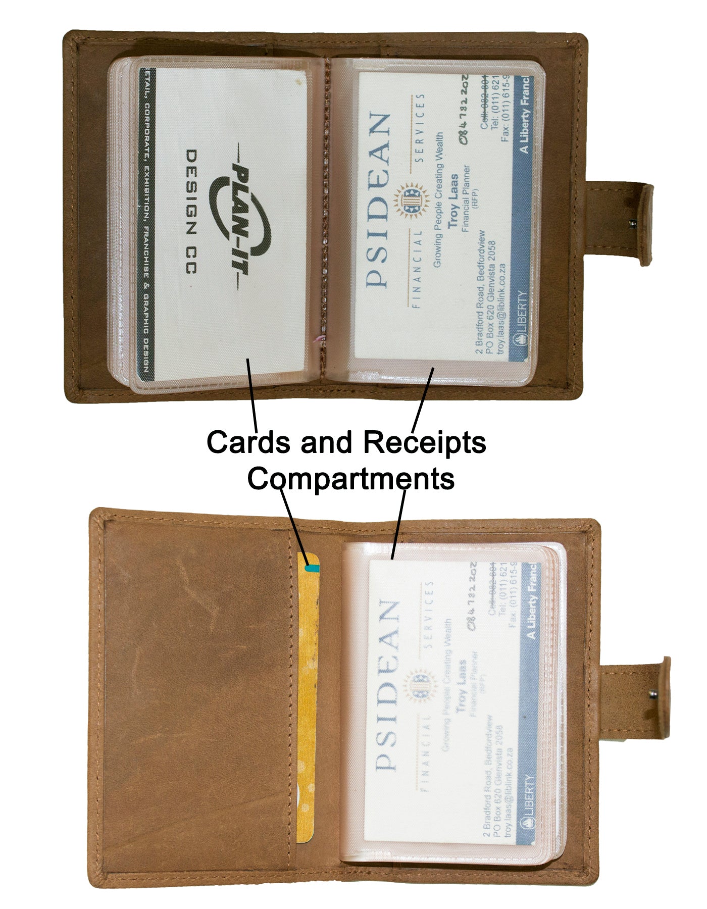 Fino SK-LV1313 Full Grain Genuine Leather Men’s Compact Credit Card Wallet