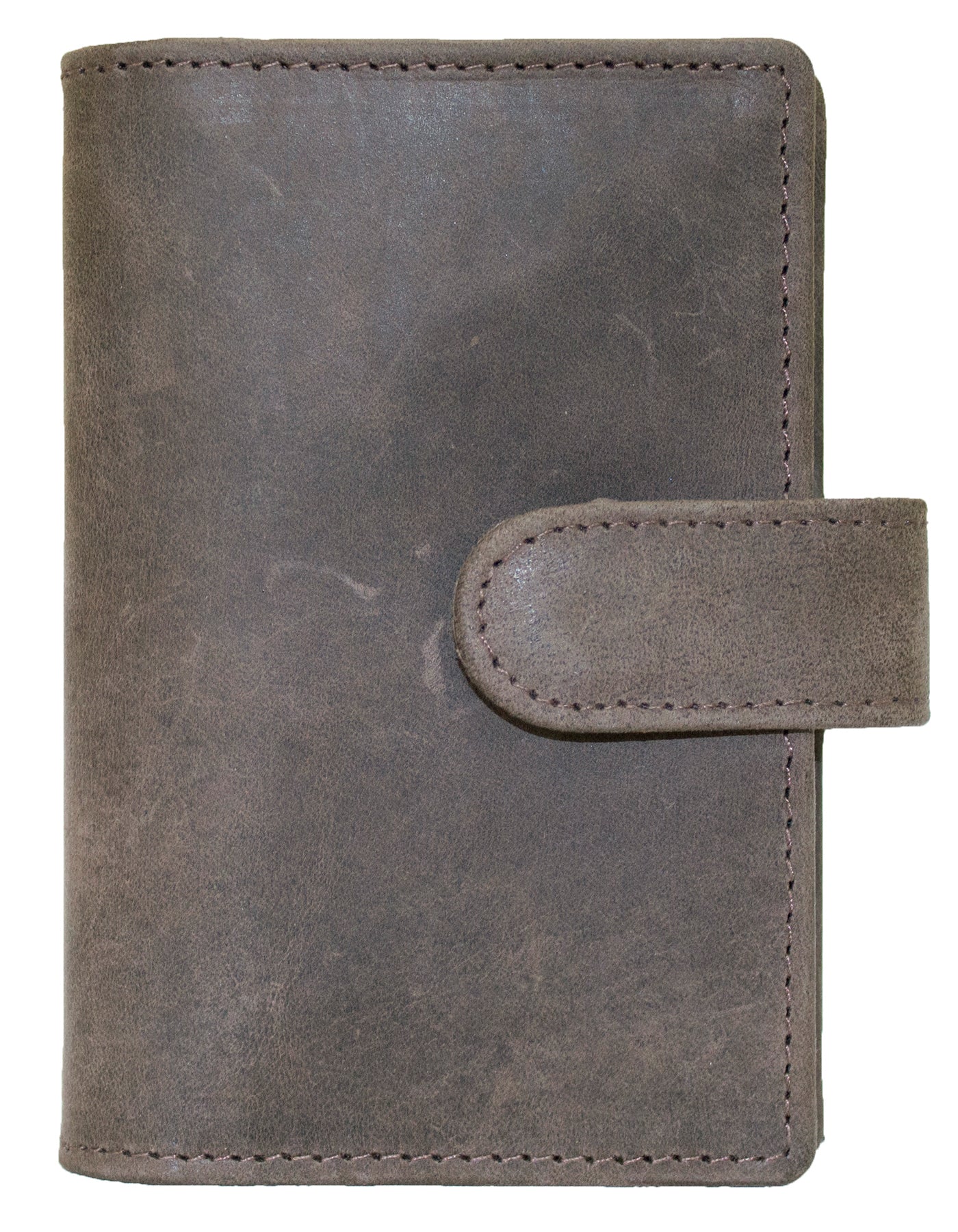 Fino SK-LV1313 Full Grain Genuine Leather Men's Compact Card Holder Wallet