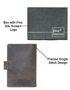 Fino SK-LV1313 Full Grain Genuine Leather Men's Compact Card Holder Wallet