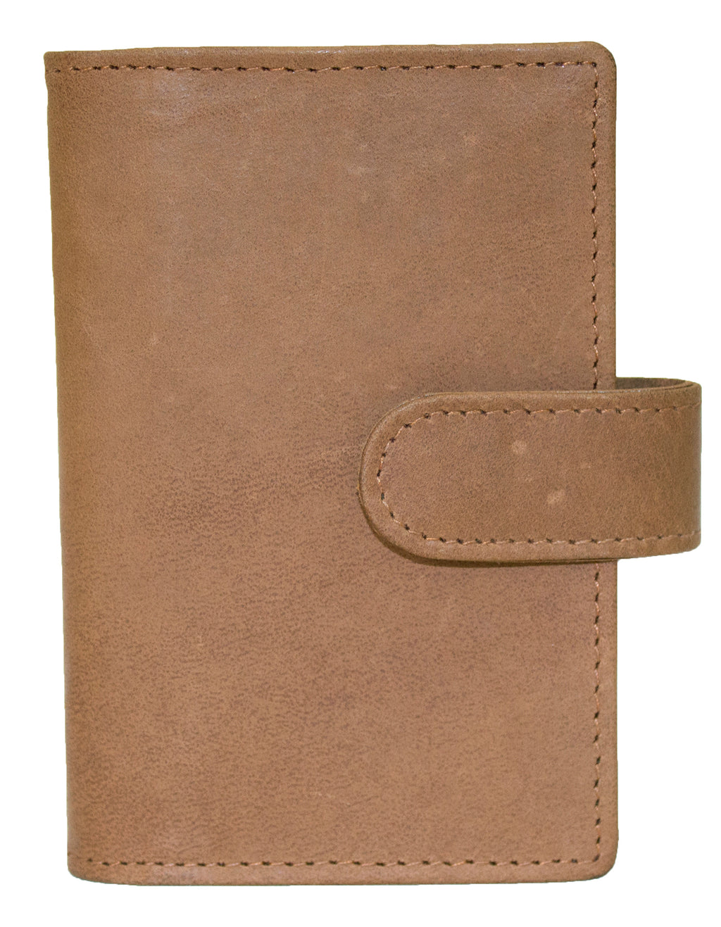 Fino SK-LV1313 Full Grain Genuine Leather Men's Compact Card Holder Wallet