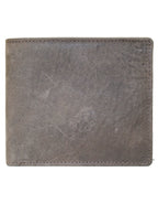 Fino SK-LVMK1 Full Grain Genuine Leather Men’s Bi-fold Wallet - Dark Coffee