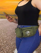 Fino SK-MB729 Canvas Waist Bag/Souvenir Bags with SA Big five Embroidery