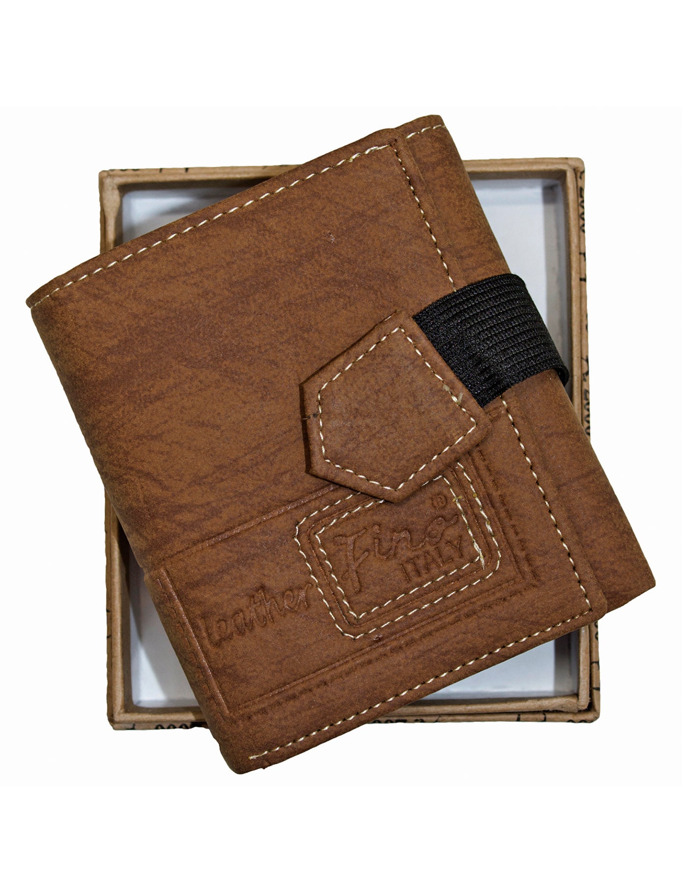 Fino SK-W033 Faux Leather Travel Card Slim Compact Wallet with Box