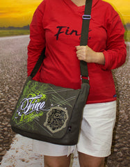 Fino SK-X2559 Lifestyle Unisex Polyester Graffiti Messenger School Bag