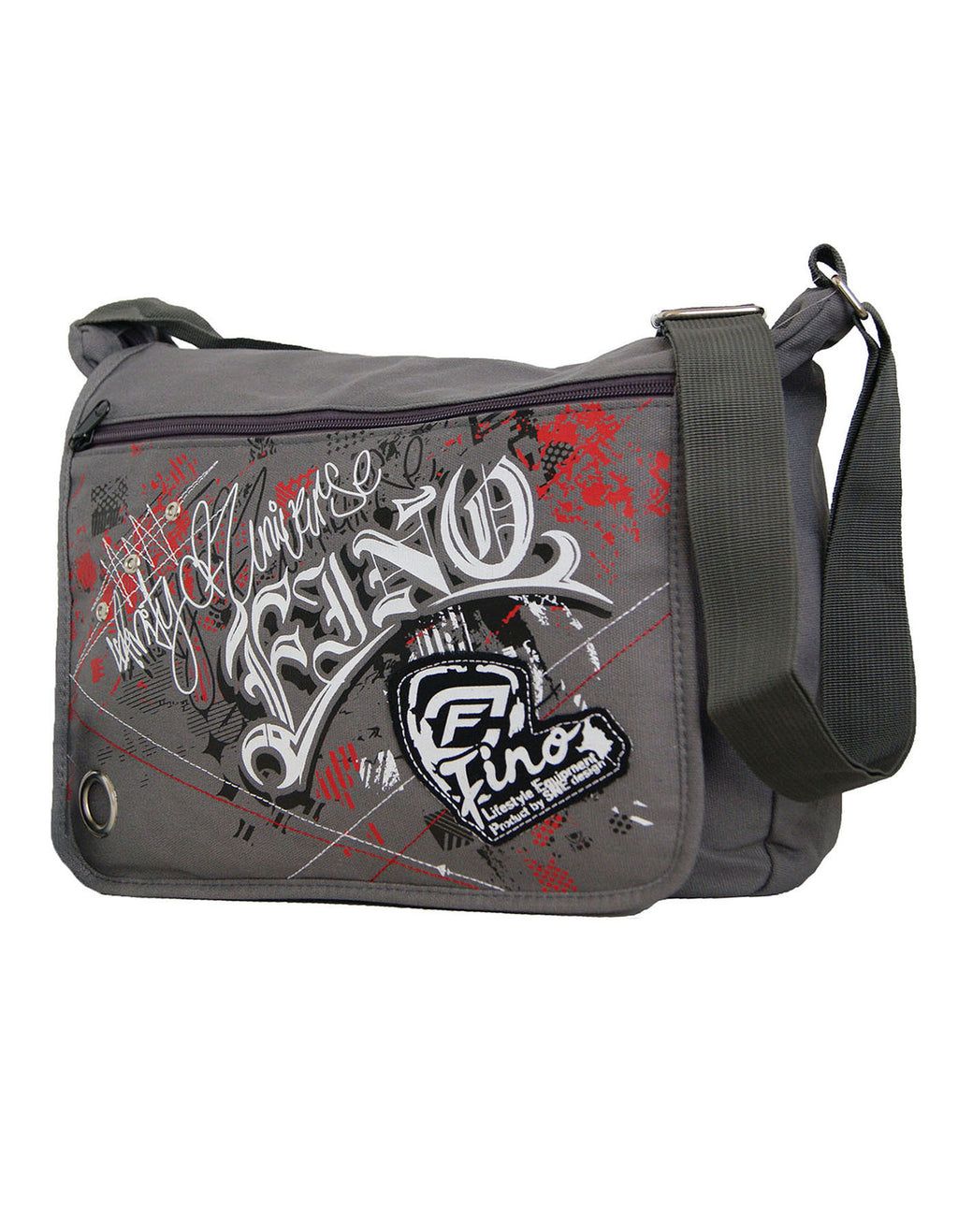 Fino SK-X2562 Lifestyle Unisex Polyester Graffiti Messenger School Bag