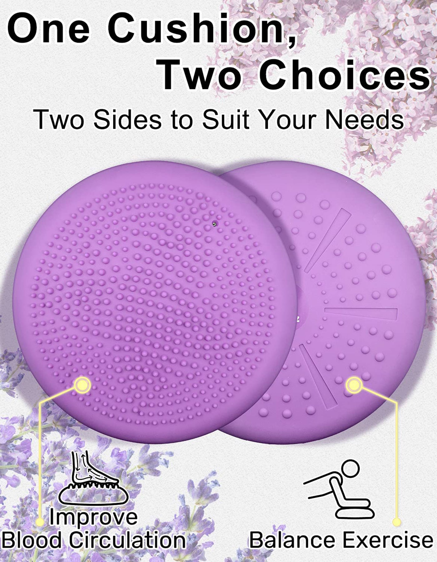Tumaz WB0113 Premium Wobble Cushion - Wiggle Seat Improves Sitting Posture