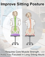 Tumaz WB0113 Premium Wobble Cushion - Wiggle Seat Improves Sitting Posture