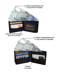 Fino WF-B07 Men's Faux Leather Vintage Wallet