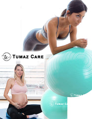 Tumaz Care YB065 Premium Yoga/Pilates/Pregnancy/Birth/Exercise Ball - 65cm