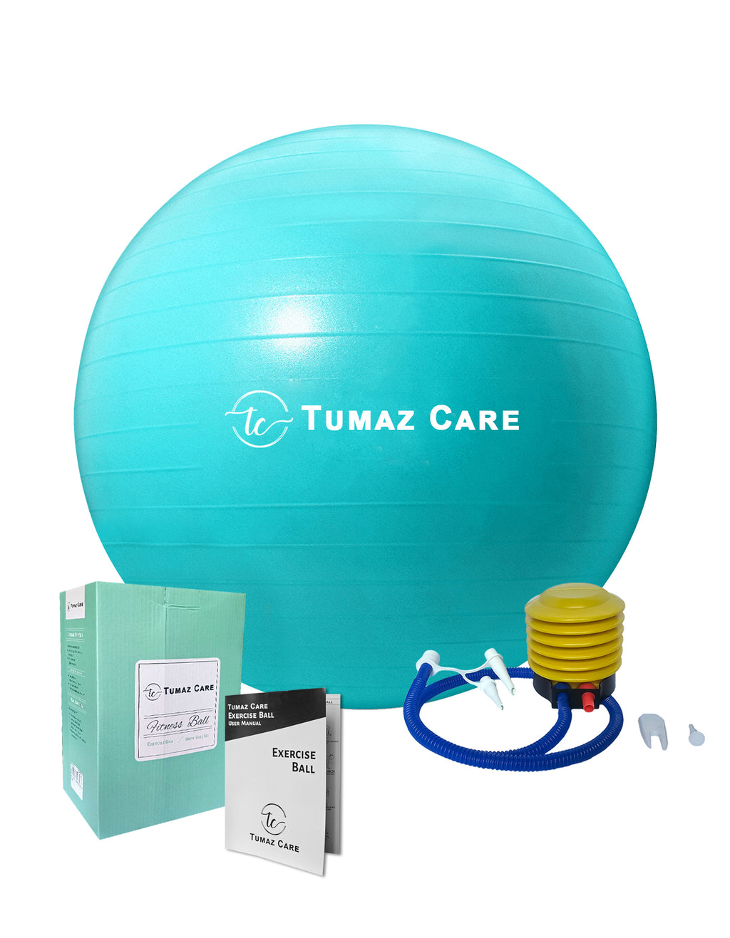 Tumaz Care YB065 Premium Yoga/Pilates/Pregnancy/Birth/Exercise Ball - 65cm