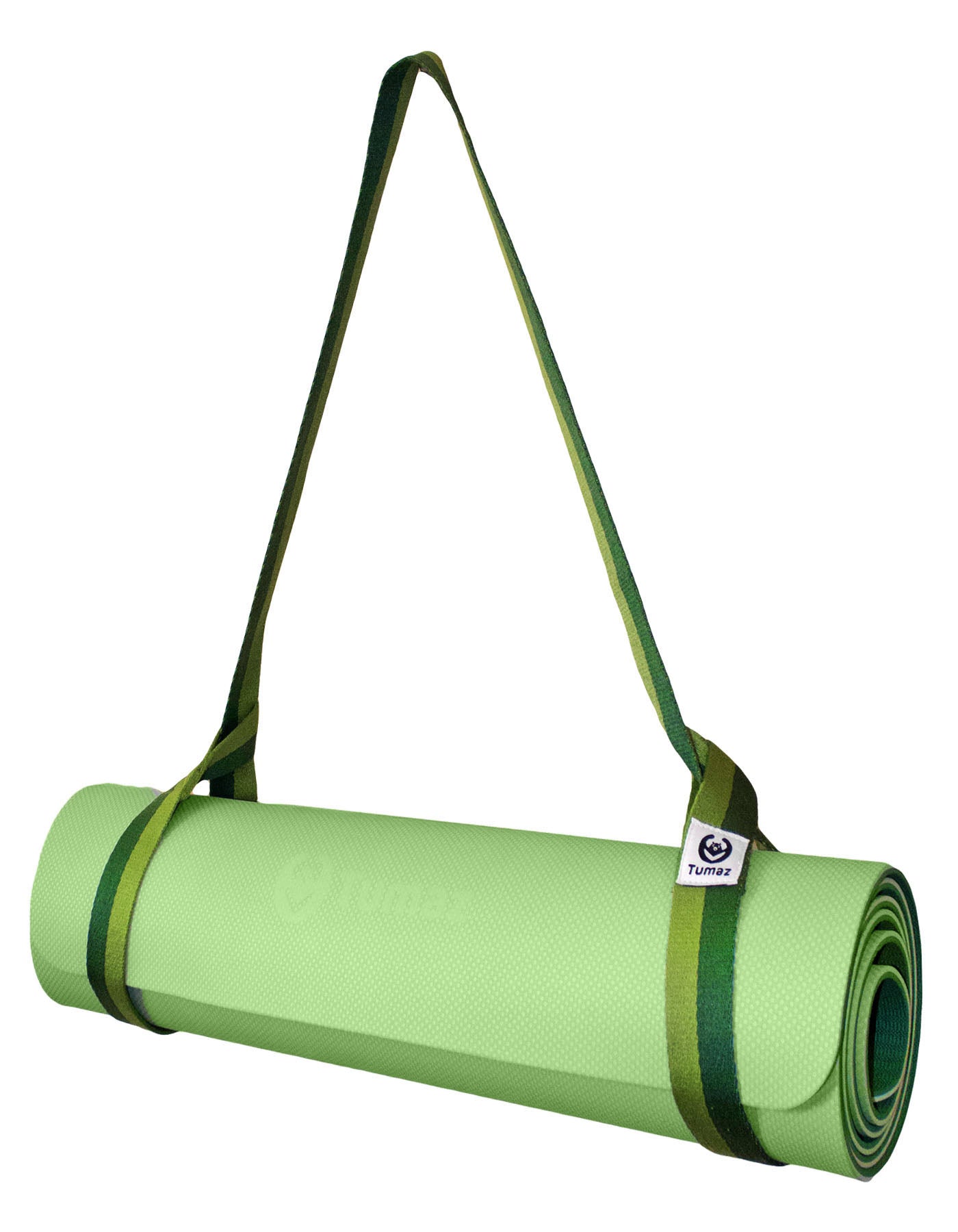 Tumaz Premium Eco Anti Slip TPE Reversible Yoga Mat with Carry Strap