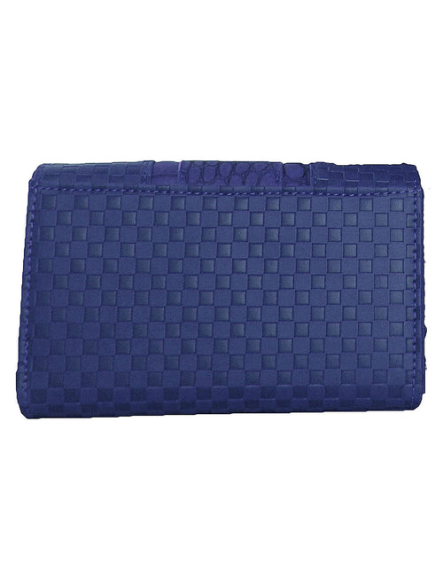 Fino 1004-093 Faux Leather Woven Design Card Holder Organiser Purse