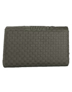 Fino 1004-093 Faux Leather Woven Design Card Holder Organiser Purse