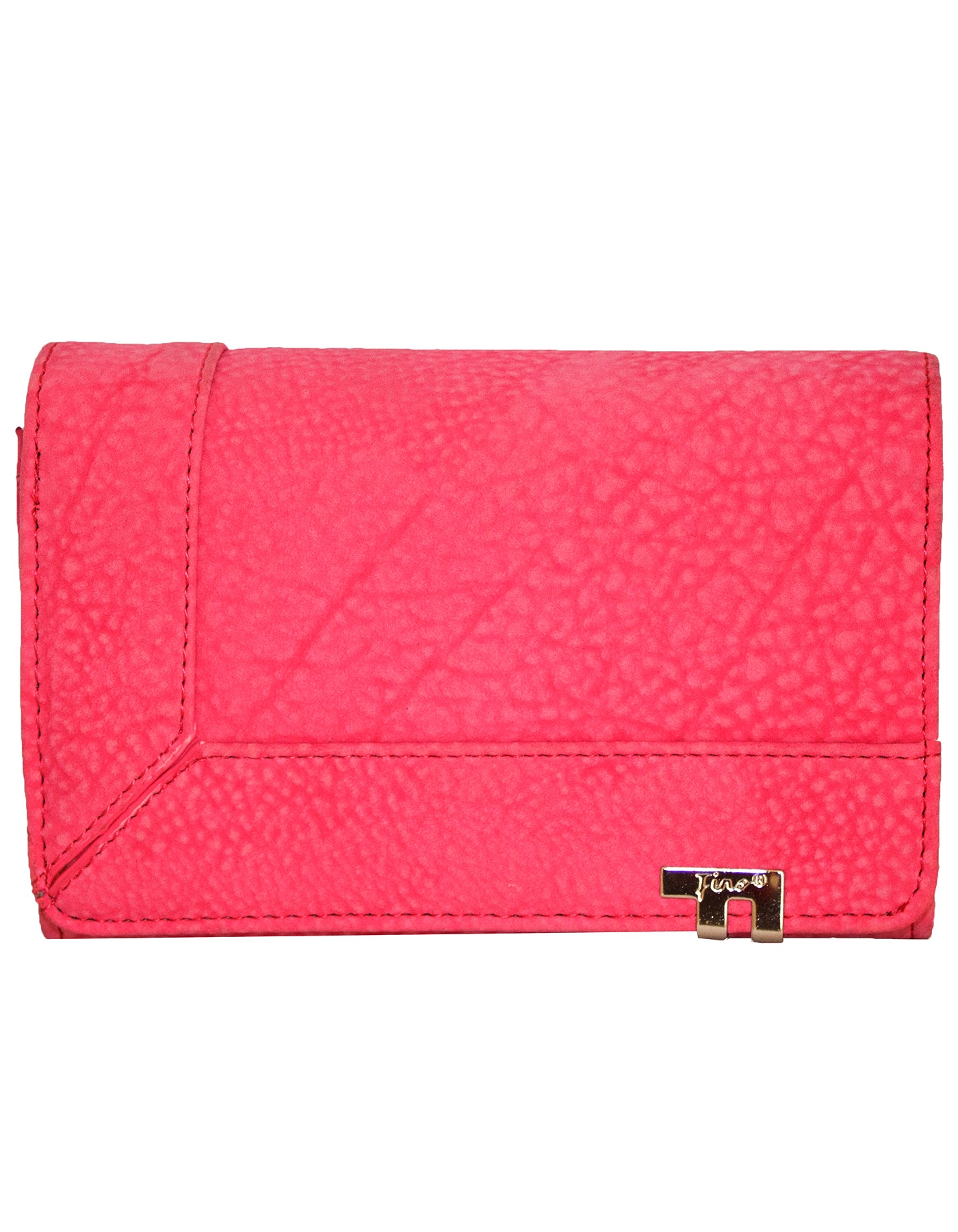 Fino 1260-093 Faux Leather Pebbled Embossed Card Holder Organiser Purse