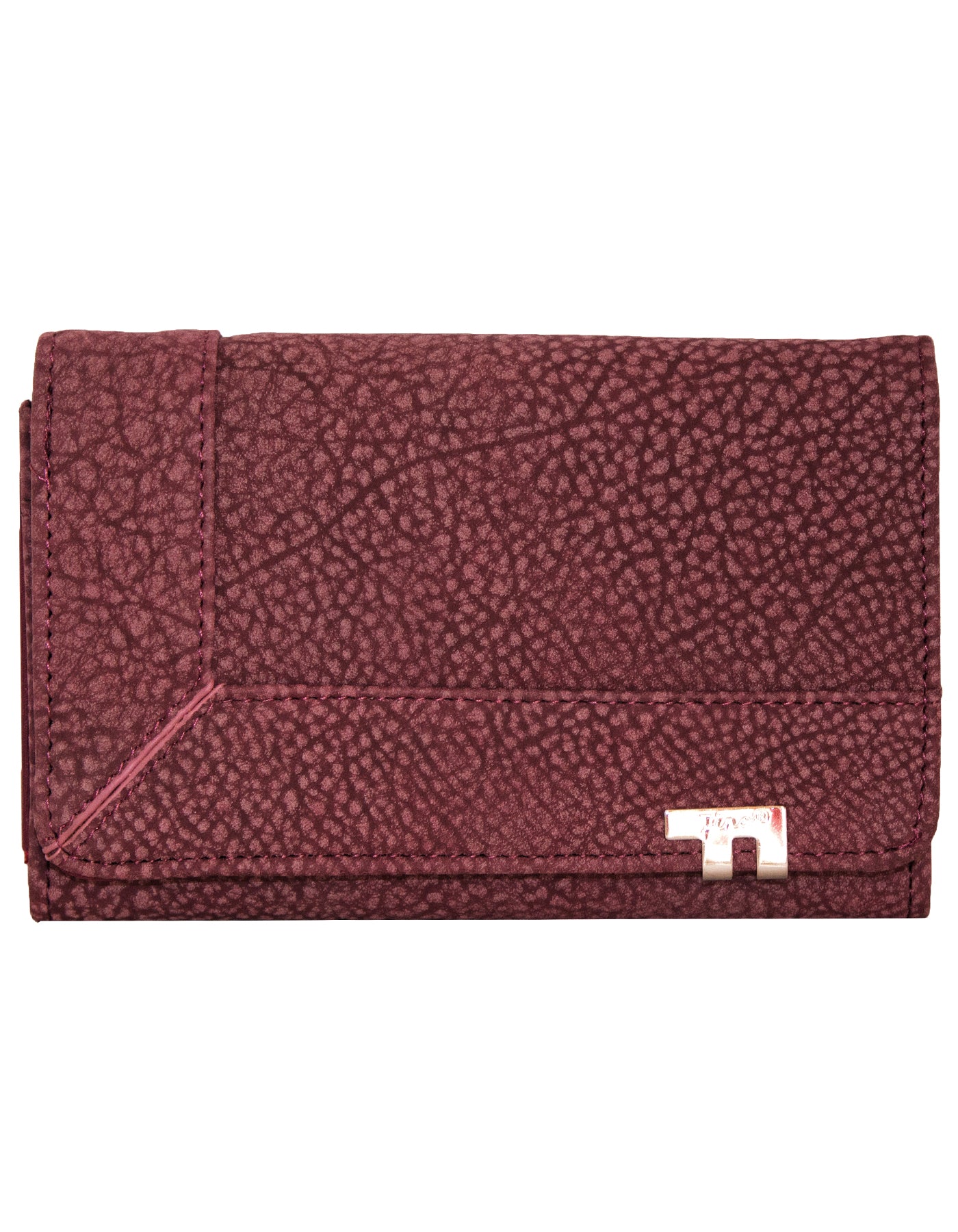 Fino 1260-093 Faux Leather Pebbled Embossed Card Holder Organiser Purse