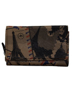 Fino 1655-093 Faux Leather Paris Designed Card Holder Organiser Purse