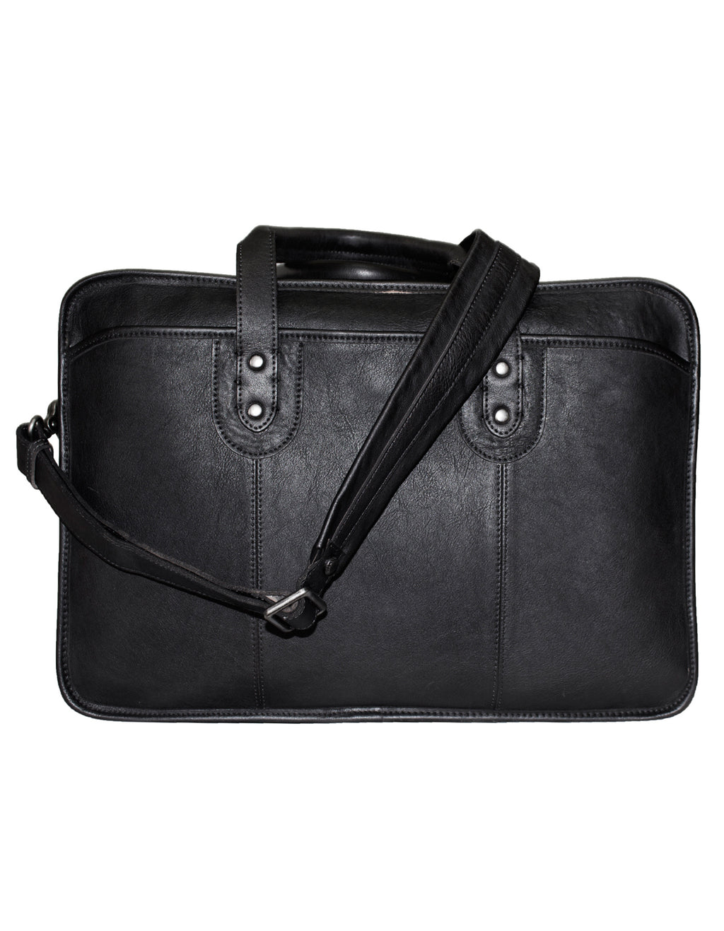 Fino Full Grain Italian Aniline Nappa Leather Laptop Bag